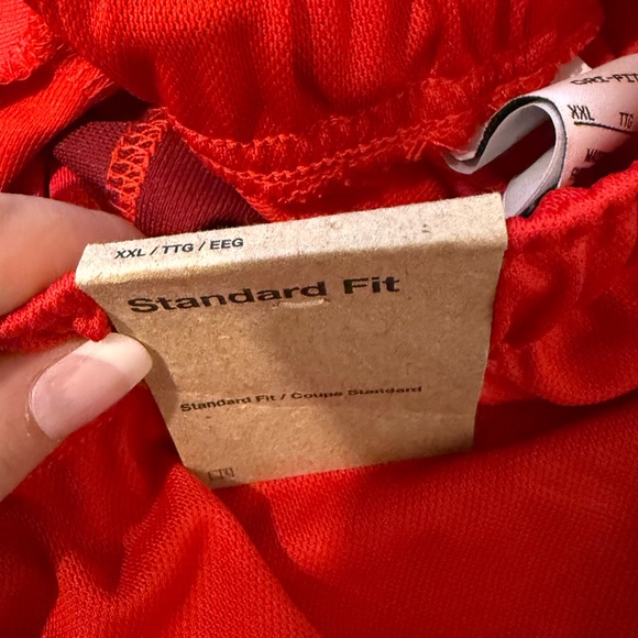 NWT Men’s Nike Athletic Training Shorts Red Size XXL - Picture 3 of 4